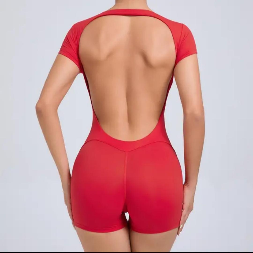 ENTERIZO SHORT SOFIA ROJO