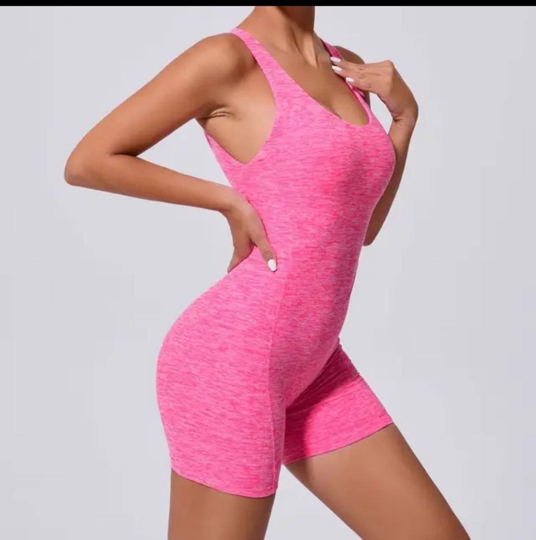 ENTERIZO SHORT KIARA FUCSIA