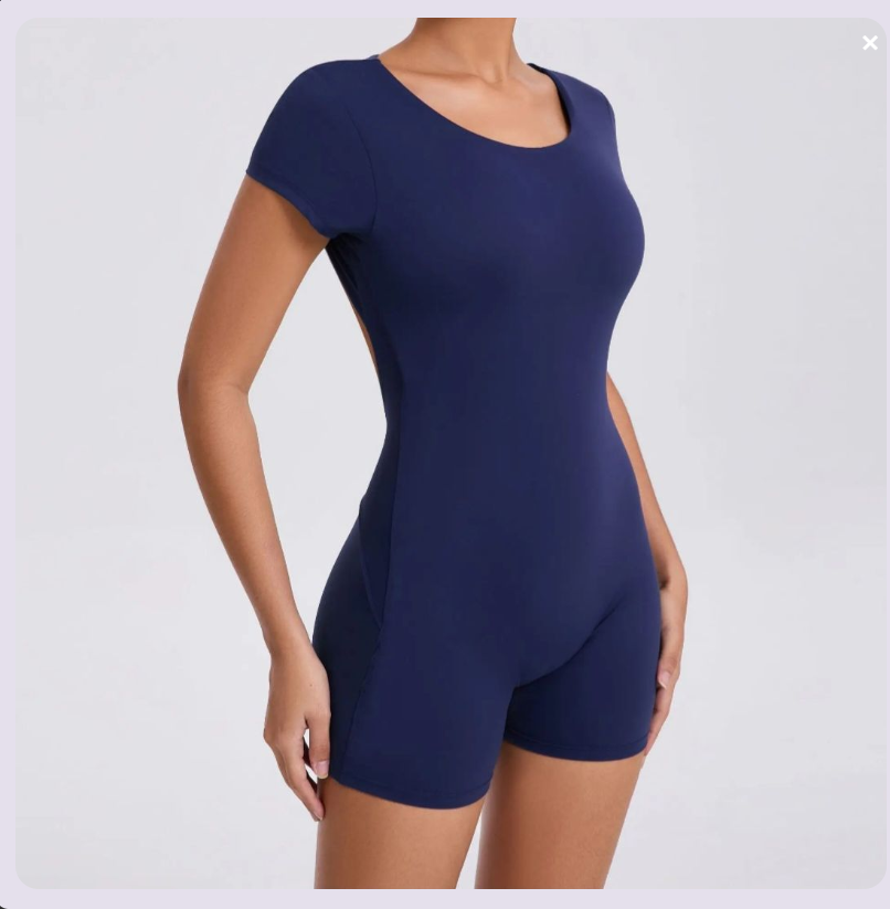 ENTERIZO SHORT SOFIA AZUL